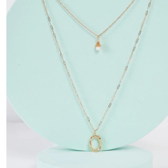 Double chain necklace - Picture 2 of 2